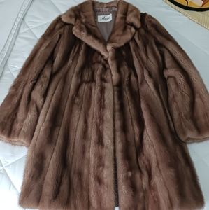 VINTAGE 3/4" Lenghth Mink Coat